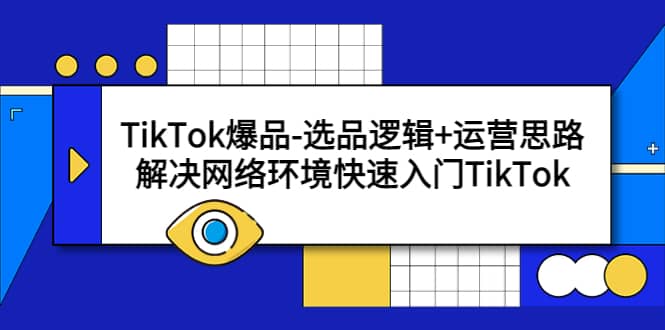 TikTok爆品-选品逻辑 运营思路：解决网络环境快速入门TikTok,TikTok,爆品,选品逻辑,运营思路,解决,网络环境,快速入门,第1张